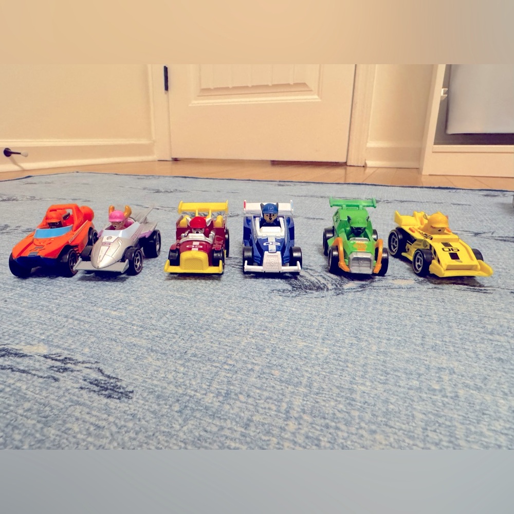 Paw patrol mini car set